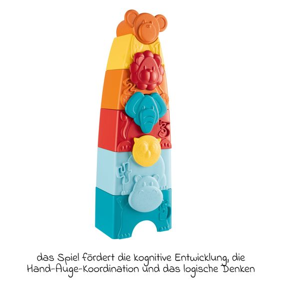 Chicco 2in1 Stapelturm Eco+ Turm der Tiere