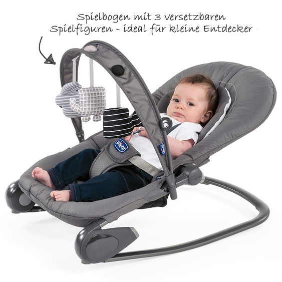 Chicco Babywippe Hoppla - Moon Grey