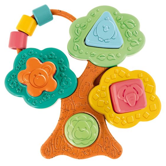 Chicco Baobab Formensortierer ECO+ mit 4 Tierformen zum Einsetzen