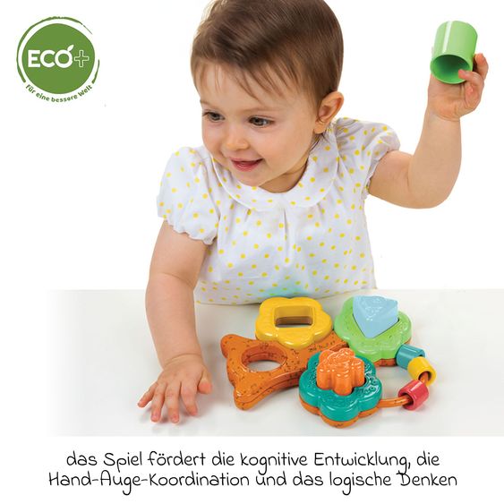 Chicco Baobab Formensortierer ECO+ mit 4 Tierformen zum Einsetzen