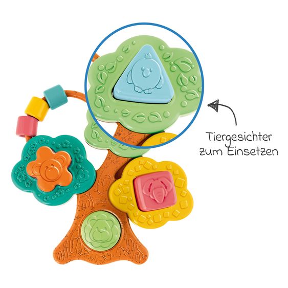 Chicco Baobab Formensortierer ECO+ mit 4 Tierformen zum Einsetzen