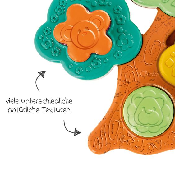 Chicco Baobab Formensortierer ECO+ mit 4 Tierformen zum Einsetzen