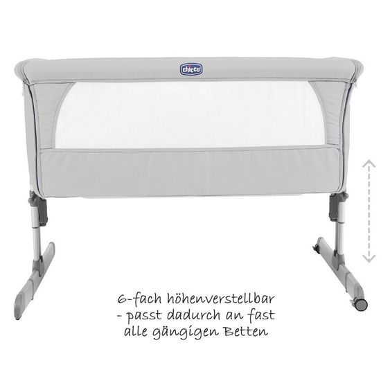 Chicco Beistellbett Next 2 Me - Light Grey