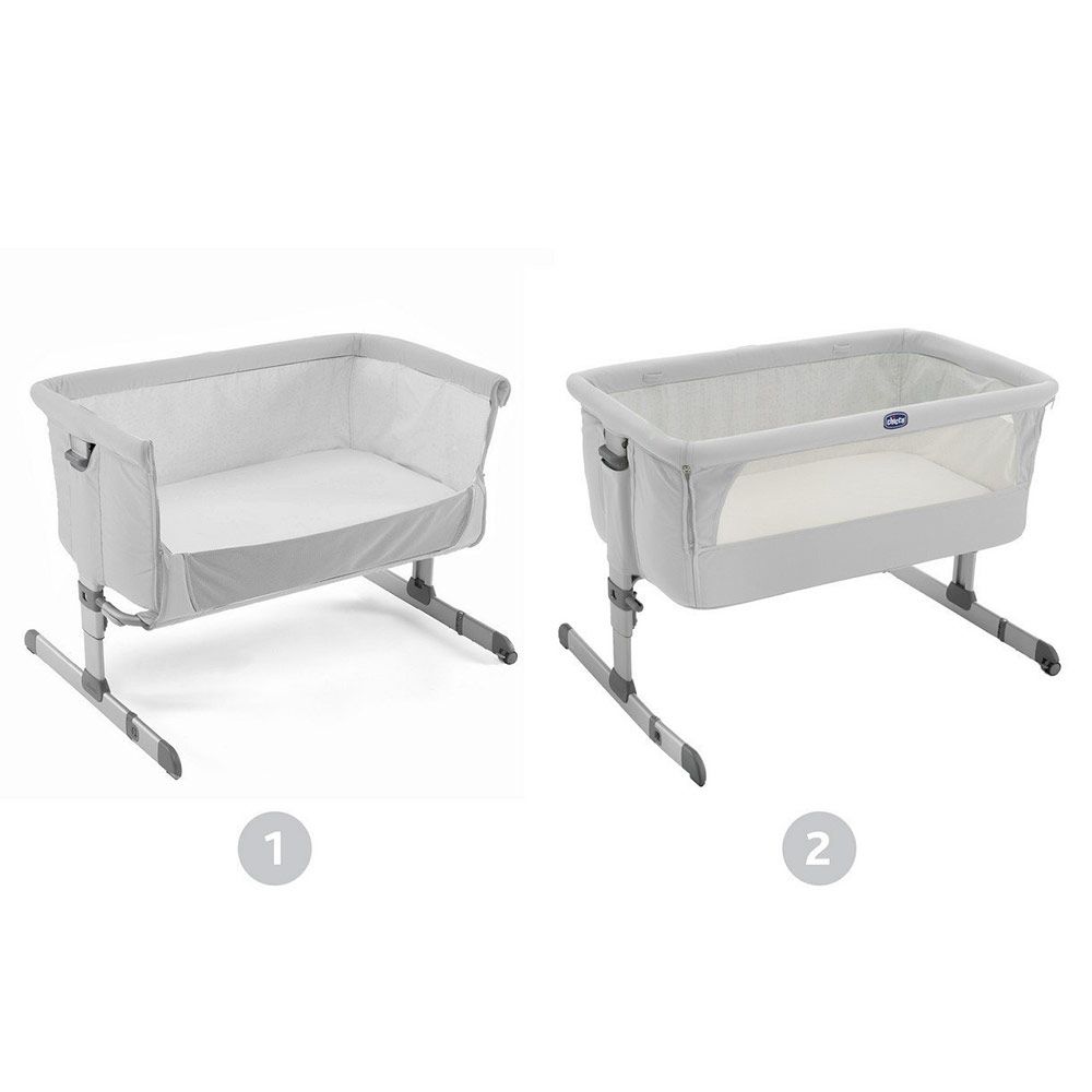 Chicco Beistellbett Next 2 Me - Silver 