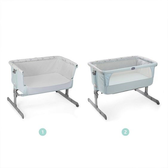Chicco Beistellbett Next 2 Me - Sky - Blau
