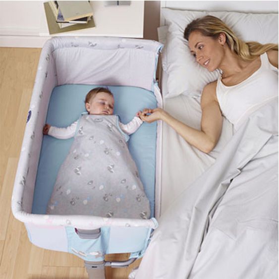 Chicco Beistellbett Next 2 Me - Sky - Blau