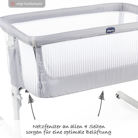 Chicco Next2me Air Bassinet - Rosa Paradiso