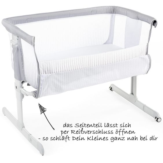 Chicco Beistellbett Next2me Air - Stone
