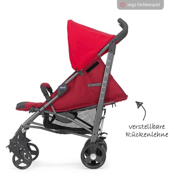Chicco Buggy Lite Way 3 - Red Plum