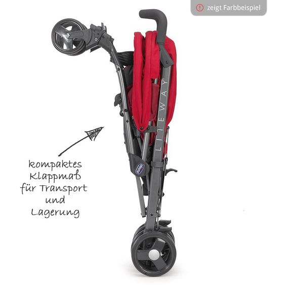 Chicco Buggy Lite Way 3 - Red Plum