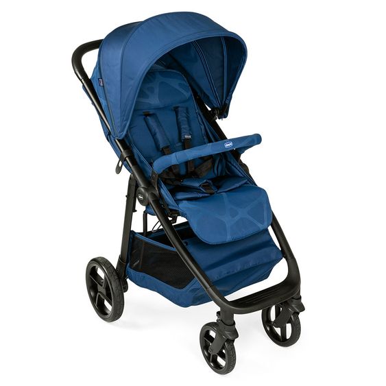 Chicco Buggy & stroller Multiride up to 22 kg loadable, incl. foot cover & rain cover - Deep Blue