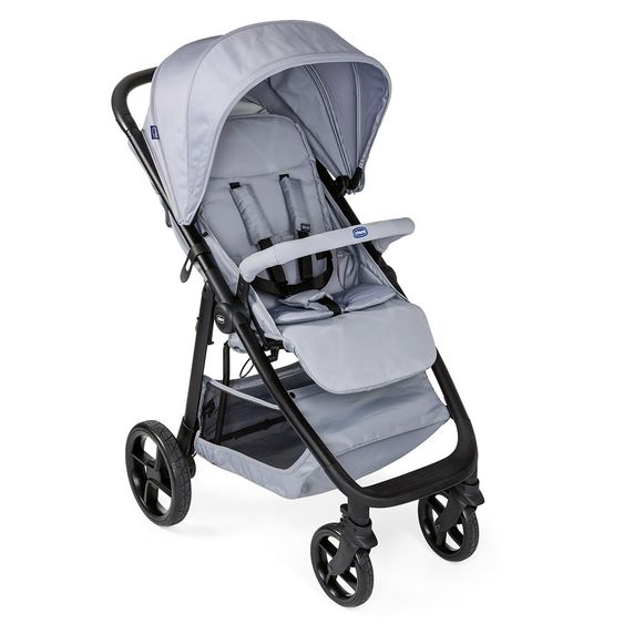Chicco Buggy & Sportwagen Multiride bis 22 kg belastbar, inkl. Fußdecke & Regenschutz - Grey