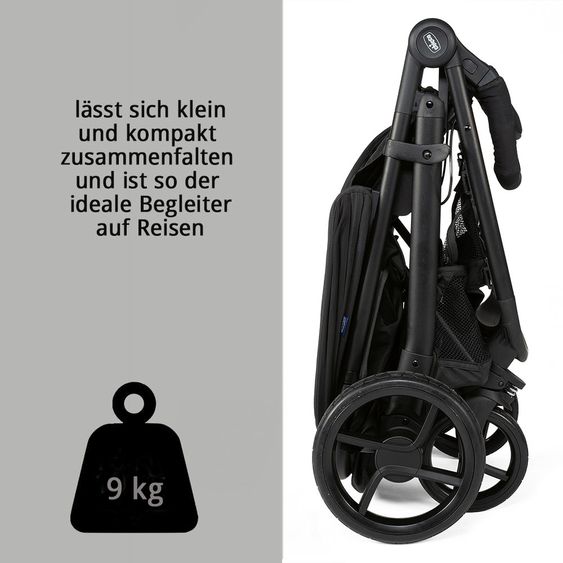 Chicco Buggy & Sportwagen Multiride bis 22 kg belastbar, inkl. Fußdecke & Regenschutz - Grey