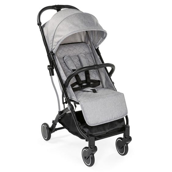 Chicco Trolley per passeggino con maniglia di trasporto e parapioggia - Grigio chiaro