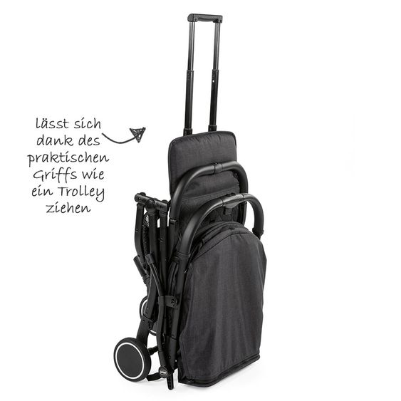 Chicco Trolley per passeggino con maniglia per il trasporto e copertura antipioggia - Pietra