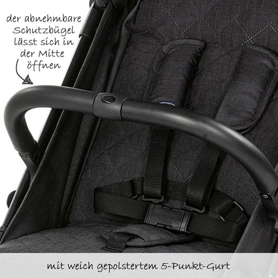 Chicco Trolley per passeggino con maniglia per il trasporto e copertura antipioggia - Pietra