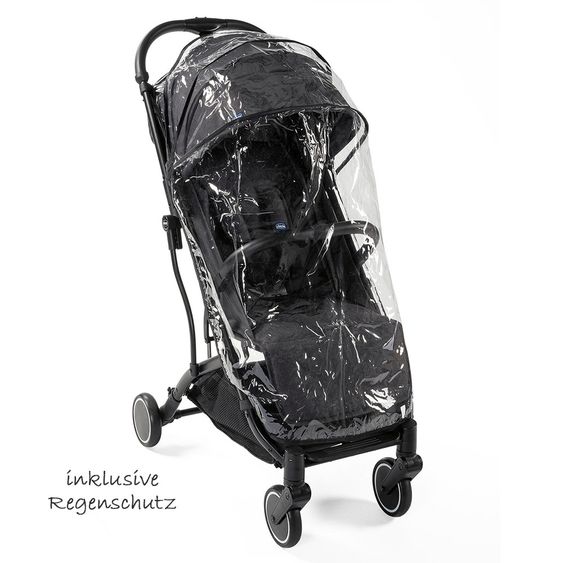 Chicco Trolley per passeggino con maniglia per il trasporto e copertura antipioggia - Pietra