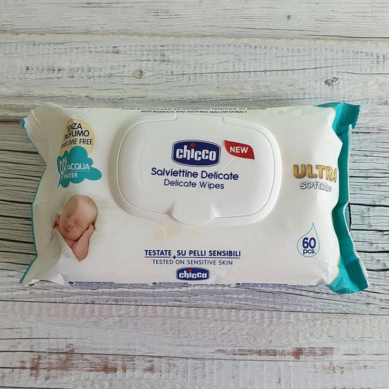 Chicco Feuchttücher 60er Pack Ultra Soft&Pure