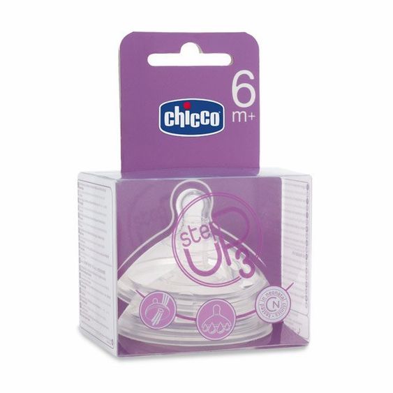 Chicco Flaschensauger Step Up 3 - Silikon Gr. 2