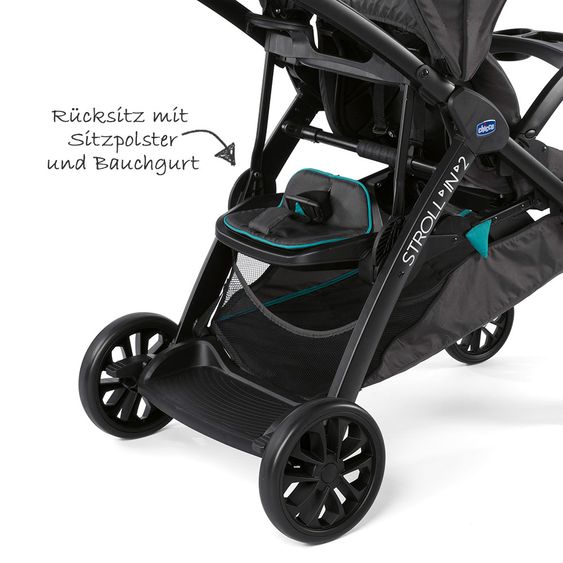 Chicco Geschwisterwagen Stroll in 2 - Octane