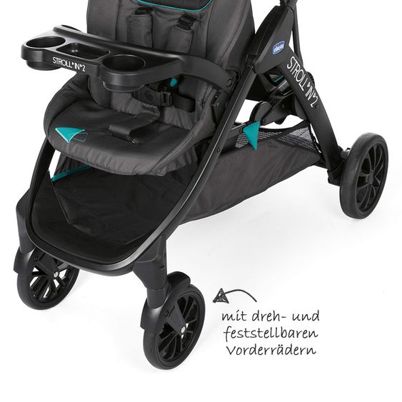 Chicco Geschwisterwagen Stroll in 2 - Octane