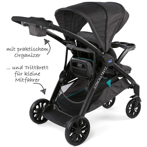 Chicco Geschwisterwagen Stroll in 2 - Octane