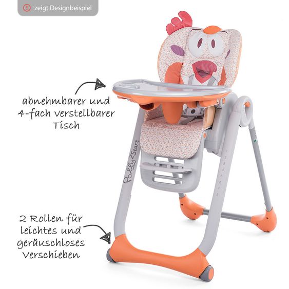 Chicco Hochstuhl Polly 2 Start - Caramel