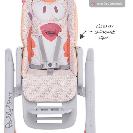 Chicco Hochstuhl Polly 2 Start - Caramel