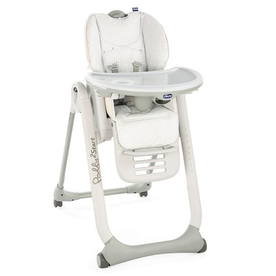 Chicco Hochstuhl Polly 2 Start mit 4 Rollen - Dune