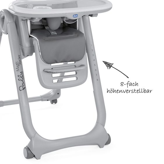 Chicco Hochstuhl Polly Magic Relax - Anthracite
