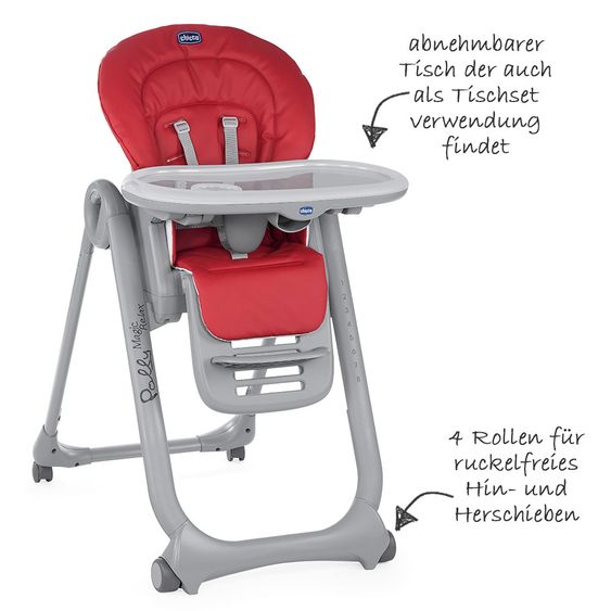 Chicco Hochstuhl Polly Magic Relax - Red