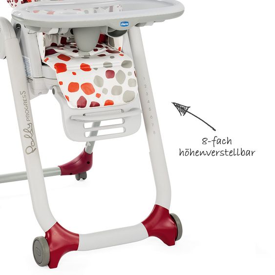 Chicco Hochstuhl Polly Progress - Cherry