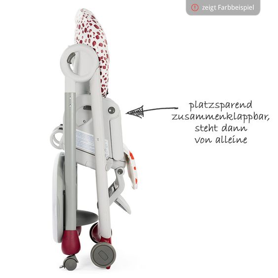 Chicco High chair Polly Progress - White Snow