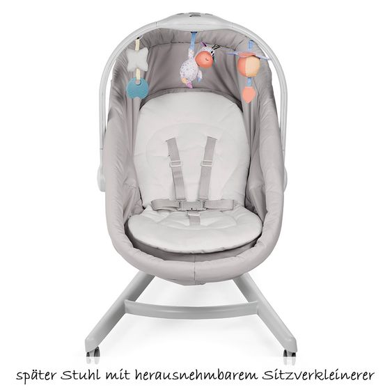 Chicco Hochstuhl, Stubenwagen und Babyliege Baby Hug 4 in 1 - Glacial