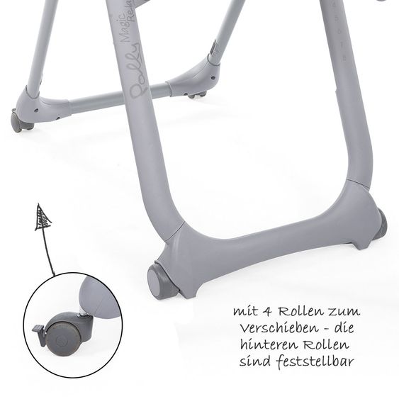Chicco Hochstuhl und Babyliege Polly Magic Relax - Antiguan Sky