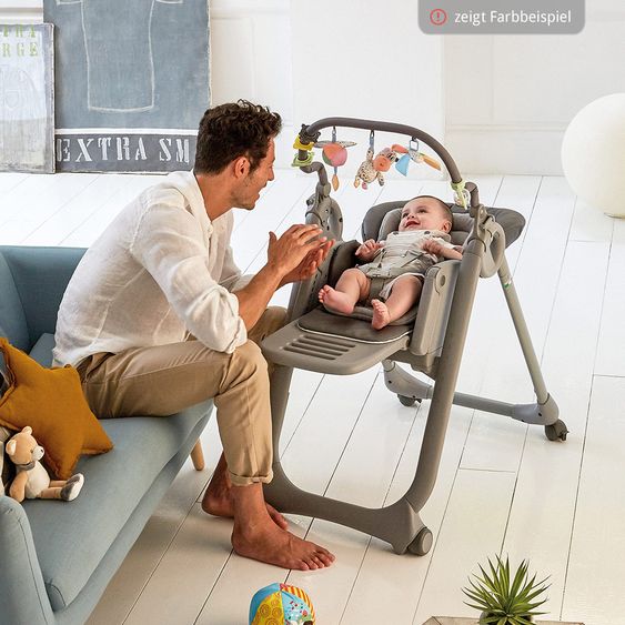 Chicco Hochstuhl und Babyliege Polly Magic Relax - Antiguan Sky