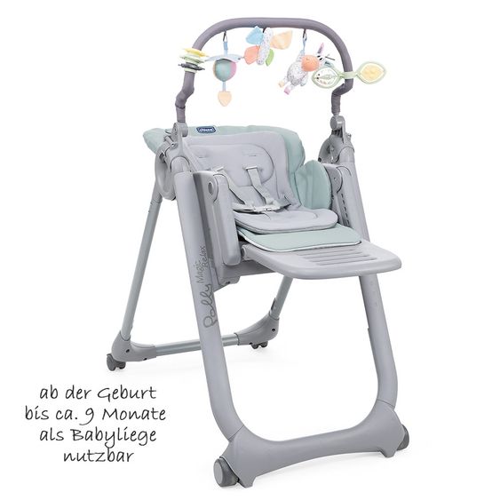 Chicco Hochstuhl und Babyliege Polly Magic Relax - Antiguan Sky