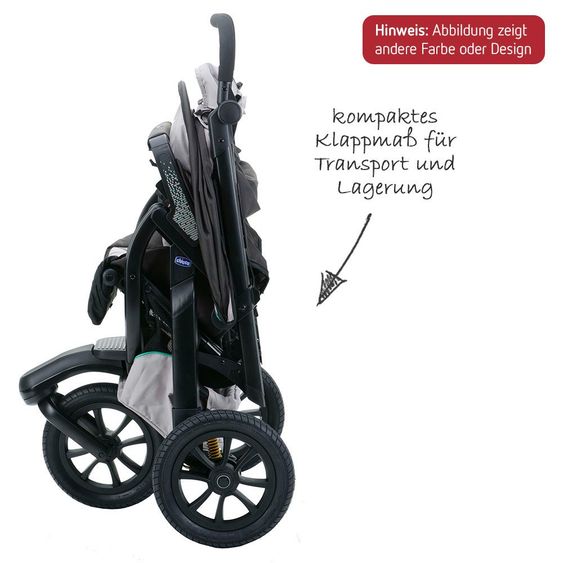 Chicco Set passeggino Trio-System Activ3 Top con Kit Auto - Blue Passion