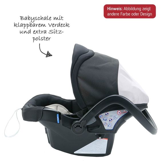 Chicco Set passeggino Trio-System Activ3 Top con Kit Auto - Blue Passion
