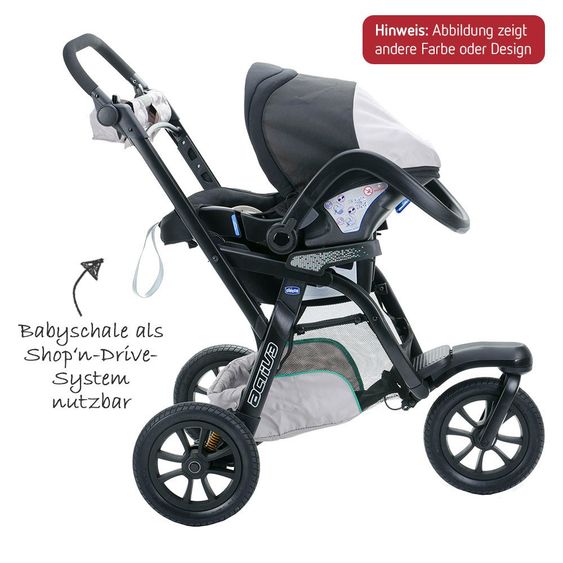 Chicco Set passeggino Trio-System Activ3 Top con Kit Auto - Blue Passion