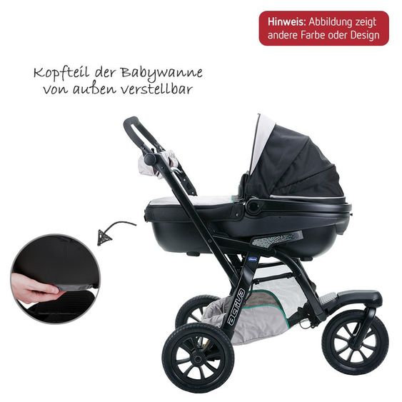 Chicco Set passeggino Trio-System Activ3 Top con Kit Auto - Blue Passion