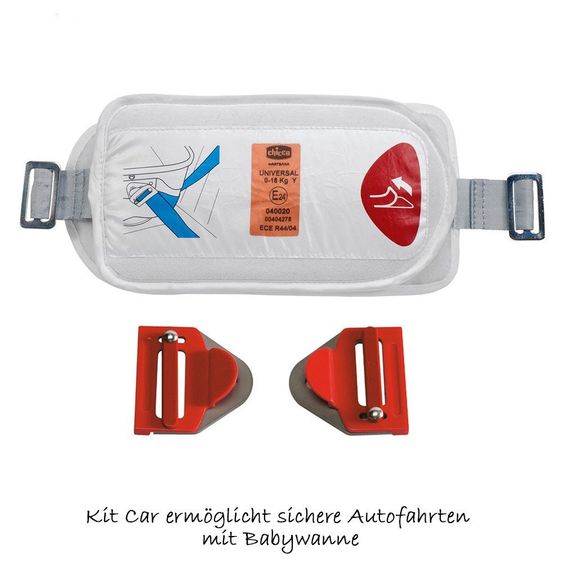 Chicco Set passeggino Trio-System Activ3 Top con Kit Auto - Blue Passion
