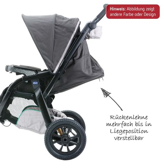 Chicco Set passeggino Trio-System Activ3 Top con Kit Auto - Blue Passion