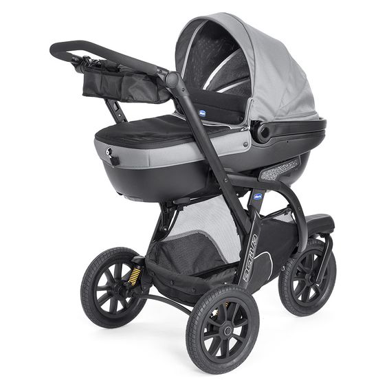 Chicco Kinderwagenset Trio-System Activ3 Top mit Kit Car - Dark Grey