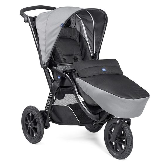 Chicco Kinderwagenset Trio-System Activ3 Top mit Kit Car - Dark Grey