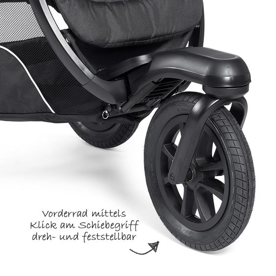 Chicco Kinderwagenset Trio-System Activ3 Top mit Kit Car - Dark Grey