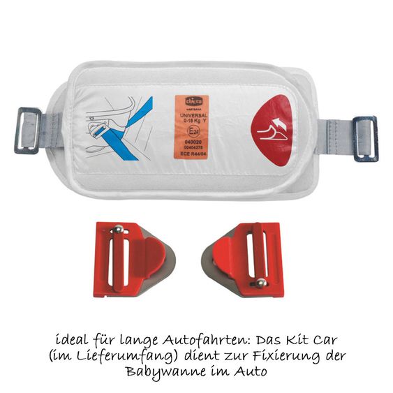 Chicco Kinderwagenset Trio-System Activ3 Top mit Kit Car - Dove Grey