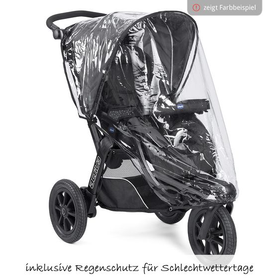 Chicco Kinderwagenset Trio-System Activ3 Top mit Kit Car - Dove Grey