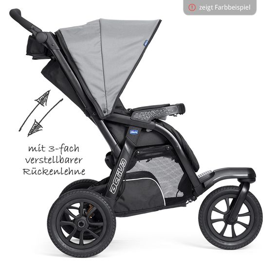 Chicco Kinderwagenset Trio-System Activ3 Top mit Kit Car - Dove Grey