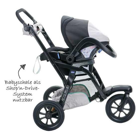 Chicco Kinderwagenset Trio-System Activ3 Top mit Kit Car - Dune